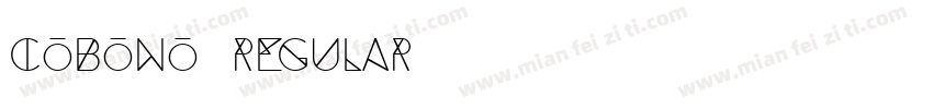 Cobono Regular字体转换